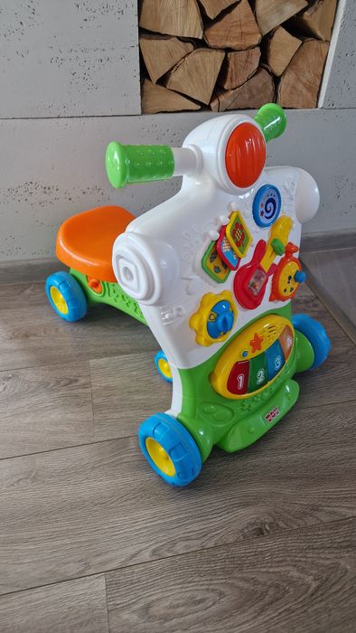 Pchacz jeździk Smiki 3w1 + drugi jedzik GRATIS