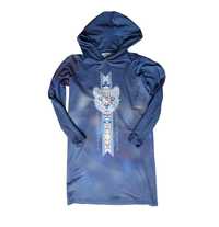 Colorat Snow Leo sukienka XS niebieska