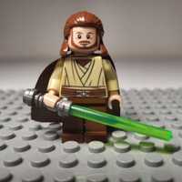 Qui Gon Jinn | Star Wars | Gratis Naklejka Lego