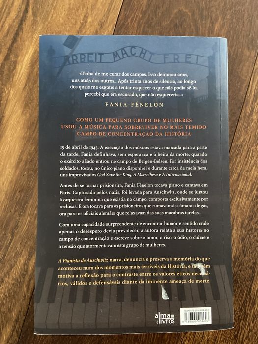 BESTSELLER “A Pianista de Auschwitz”