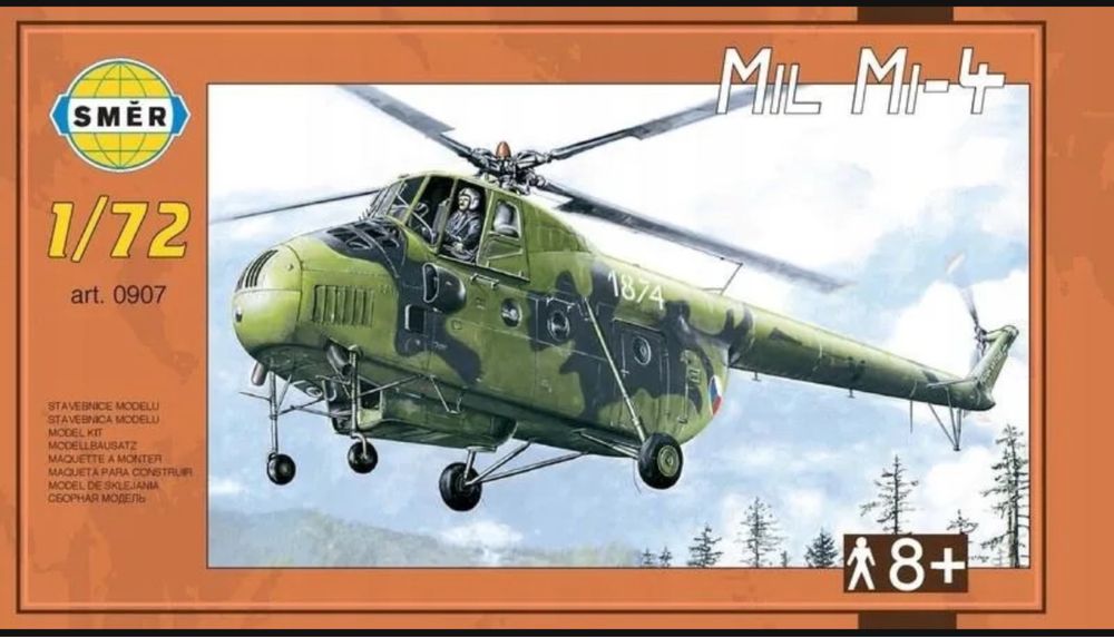 Smer 0907 model do sklejania 1/72 helikopter Mil Mi-4