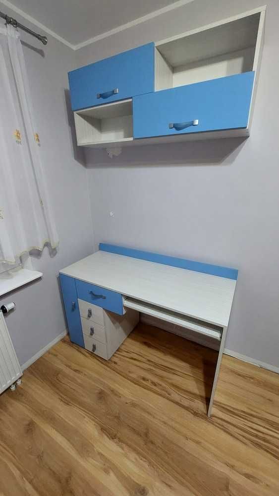 Duże biurko dla dziecka 130 cm - Komplet mebli dziecięcych