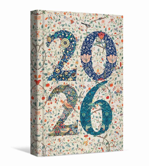 Kalendarz 2026 tygodniowy Cyfry beż. Eurograf BIS kalendarze