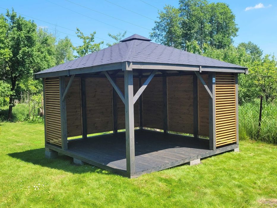 ALTANA OGRODOWA KARO 3,5x3,5 m altanka domek narzędziowy DREWNOTRIK.PL
