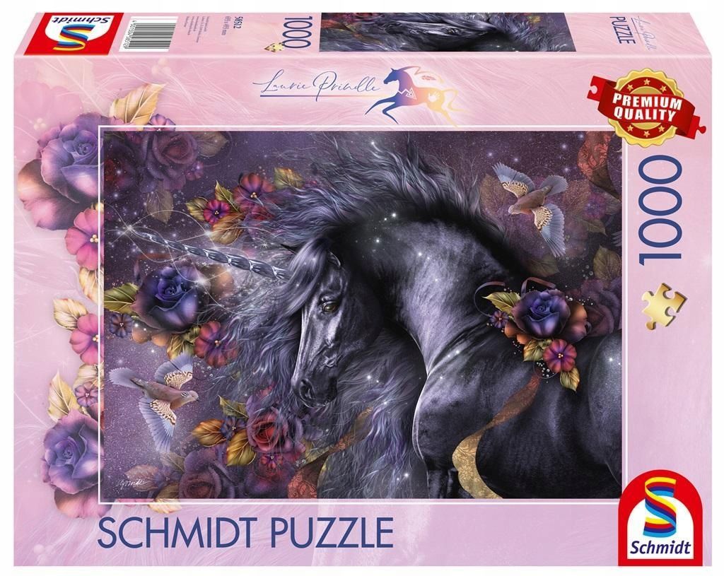 Puzzle 1000 Laurie Prindle Niebieska Róża, Schmidt