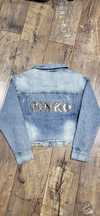 Kurtka katana damska dżinsowa jeans pinko premium S M