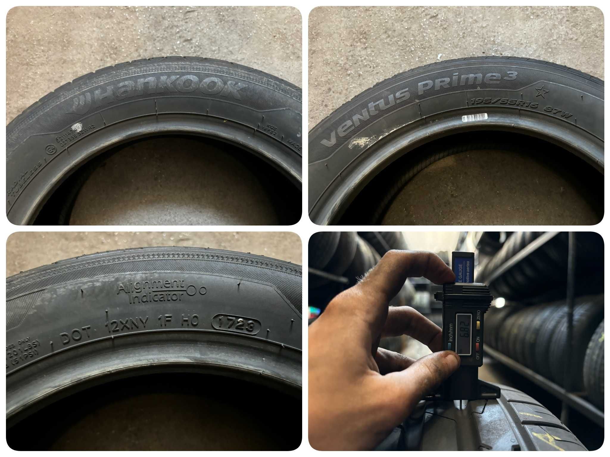 4X Opony Letnie 195/55R16 87W HANKOOK VENTUS PRIME 3 * BMW 2023R NOWE!