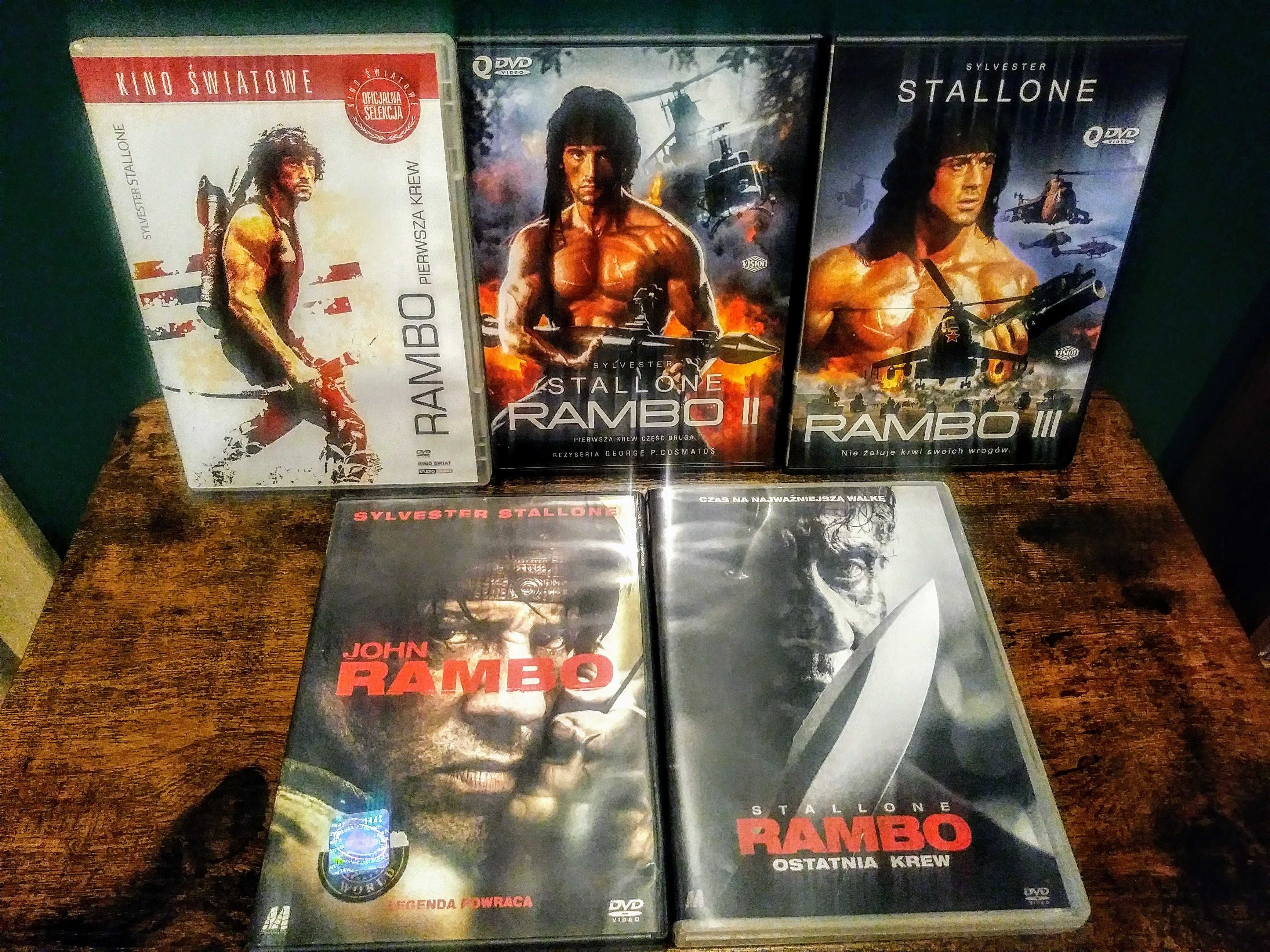 Rambo na DVD - wszystkie części