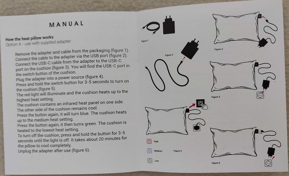 [Nova] Almofada Aquecida Elétrica