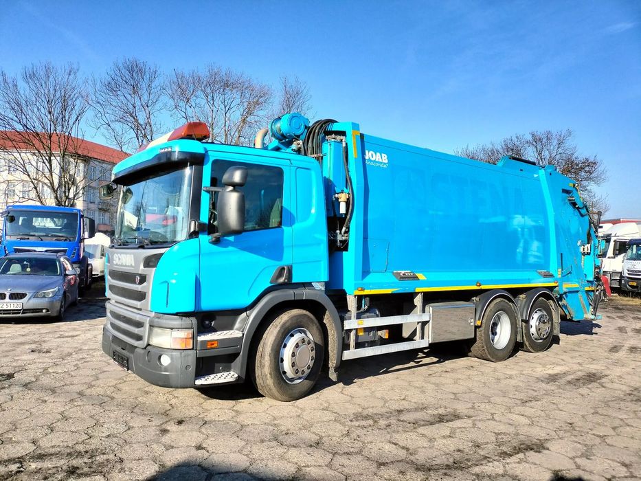 Scania P280  6x2 EURO6 ŚMIECIARKA JOAB diesel sprowadzona