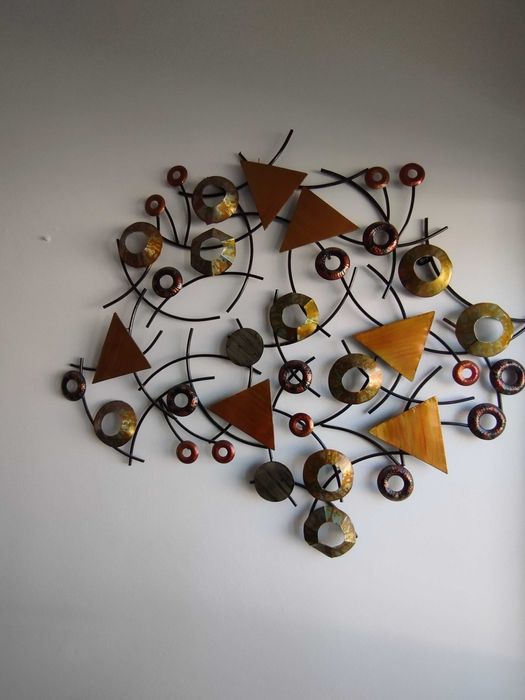 Quadro decorativo em metal