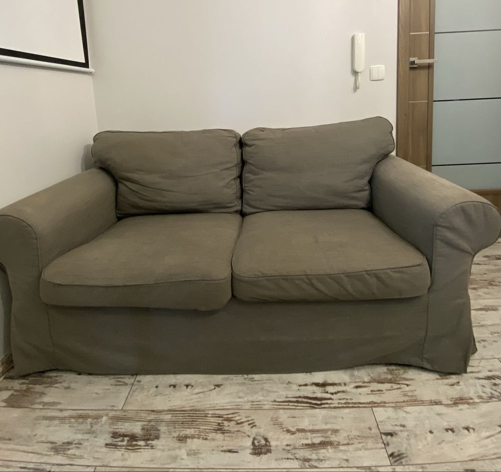 Sofa 2-osobowa, szara