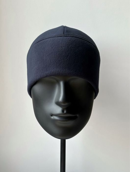 Теплі флісові шапки опт та розріб | Шапка фліс чорна | Шапка синя