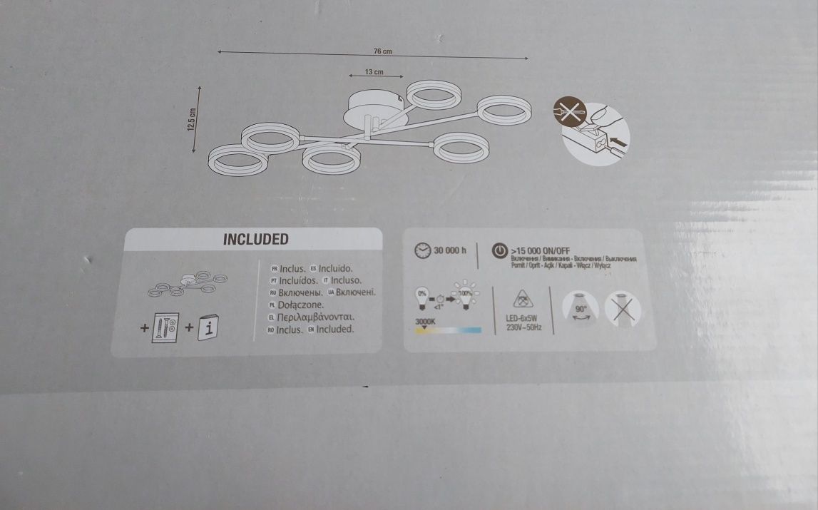 Пропоную Led люстру Iring