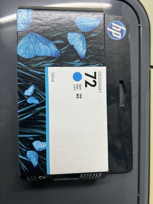 Tinteiros HP 72 Ciano e Magenta