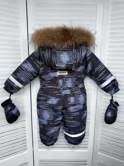 Зимовий термо комбінезон для хлопчиків з рукавичками 98-104