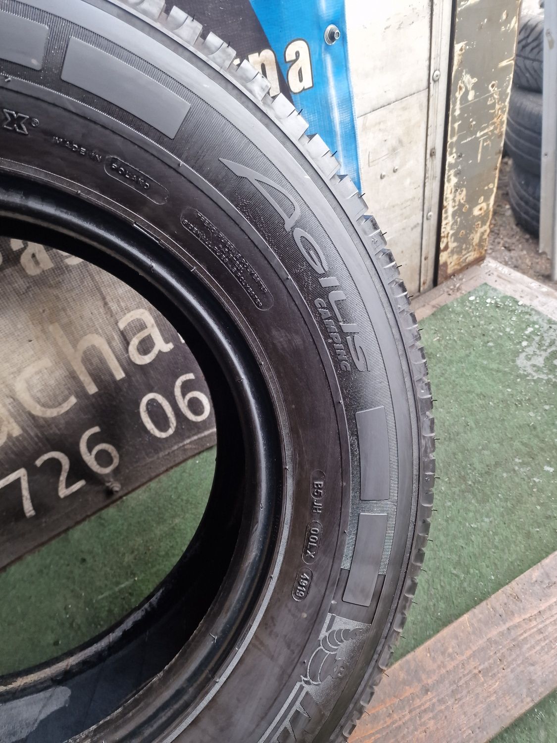 Opona letnia 225/75/16C Michelin Agilis Camping wzmacniana pojedy 7.7m