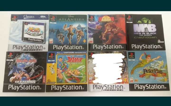 Capas manuais original Megadrive Saturn Nintendo PlayStation Game Gear