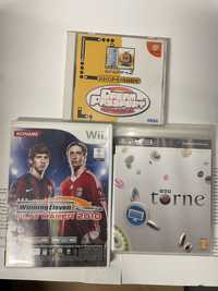 PES 2010 na Wii + Torne na PS3 + Dream Passport na Sega Dreamcast