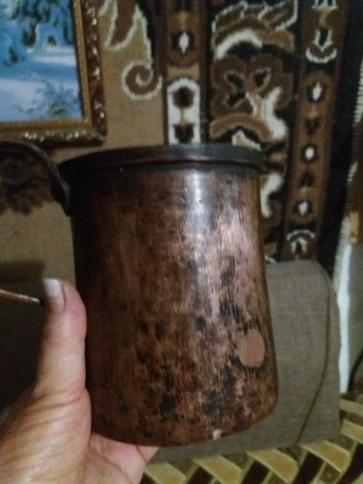 Кружка медная.латунь