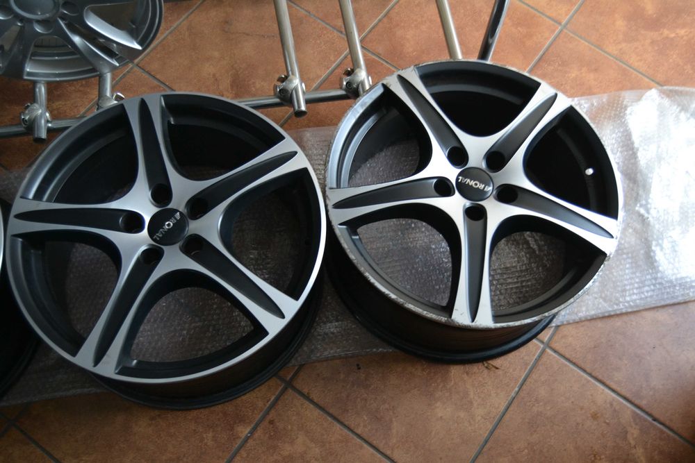 Komplet felg alu Ronal VW Audi Mercedes 18 cali 5x112 et45 8x18 felgi