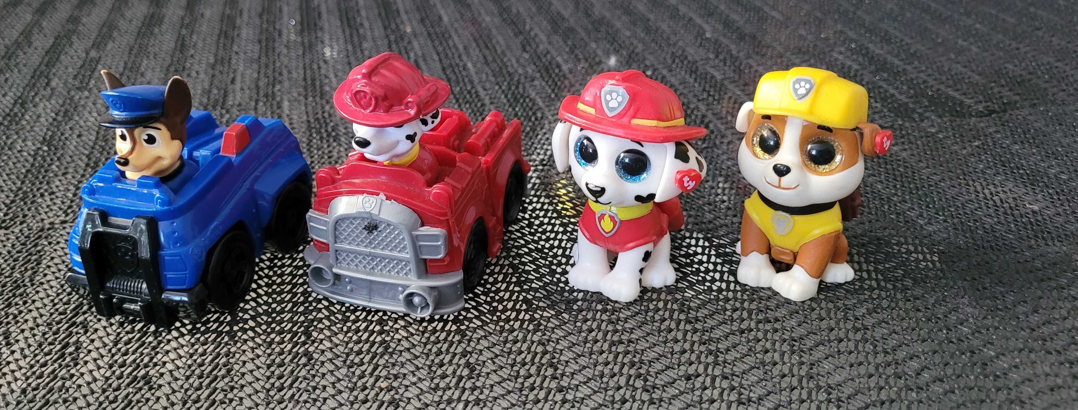 Zestaw Psi patrol Marshall Chase Rubble TY