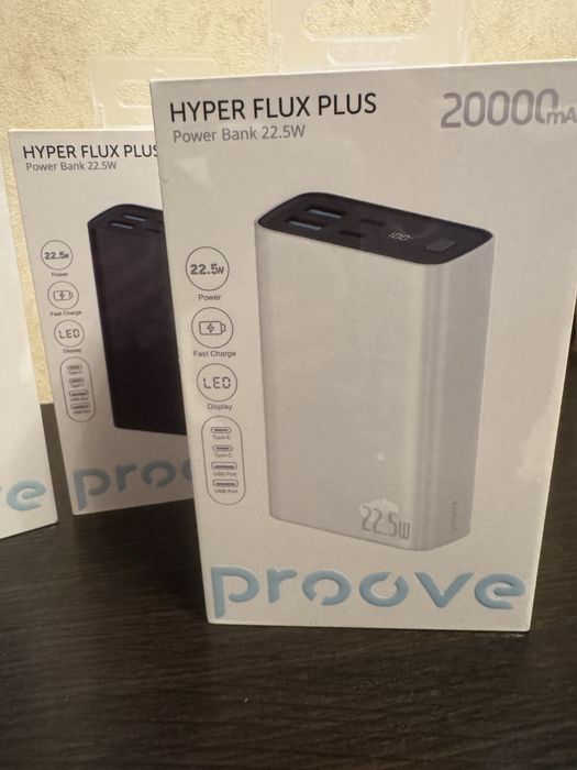 Павербанк proove HYPER FLUX PLUS 20000mAh 22,5w