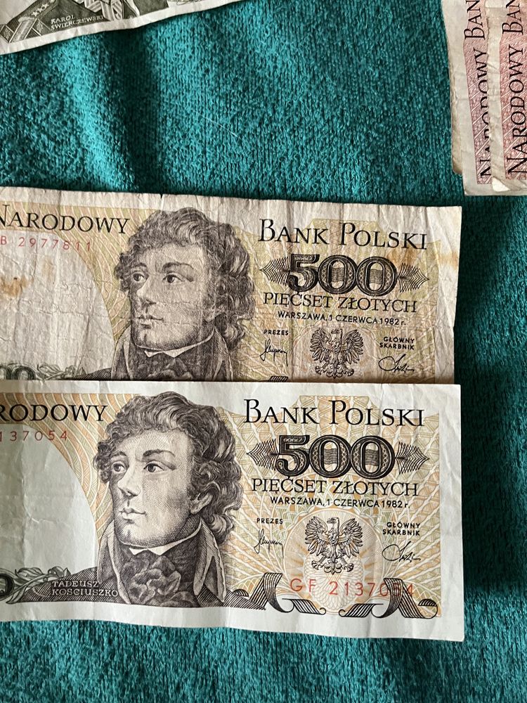 Banknoty PRL . 10 szt