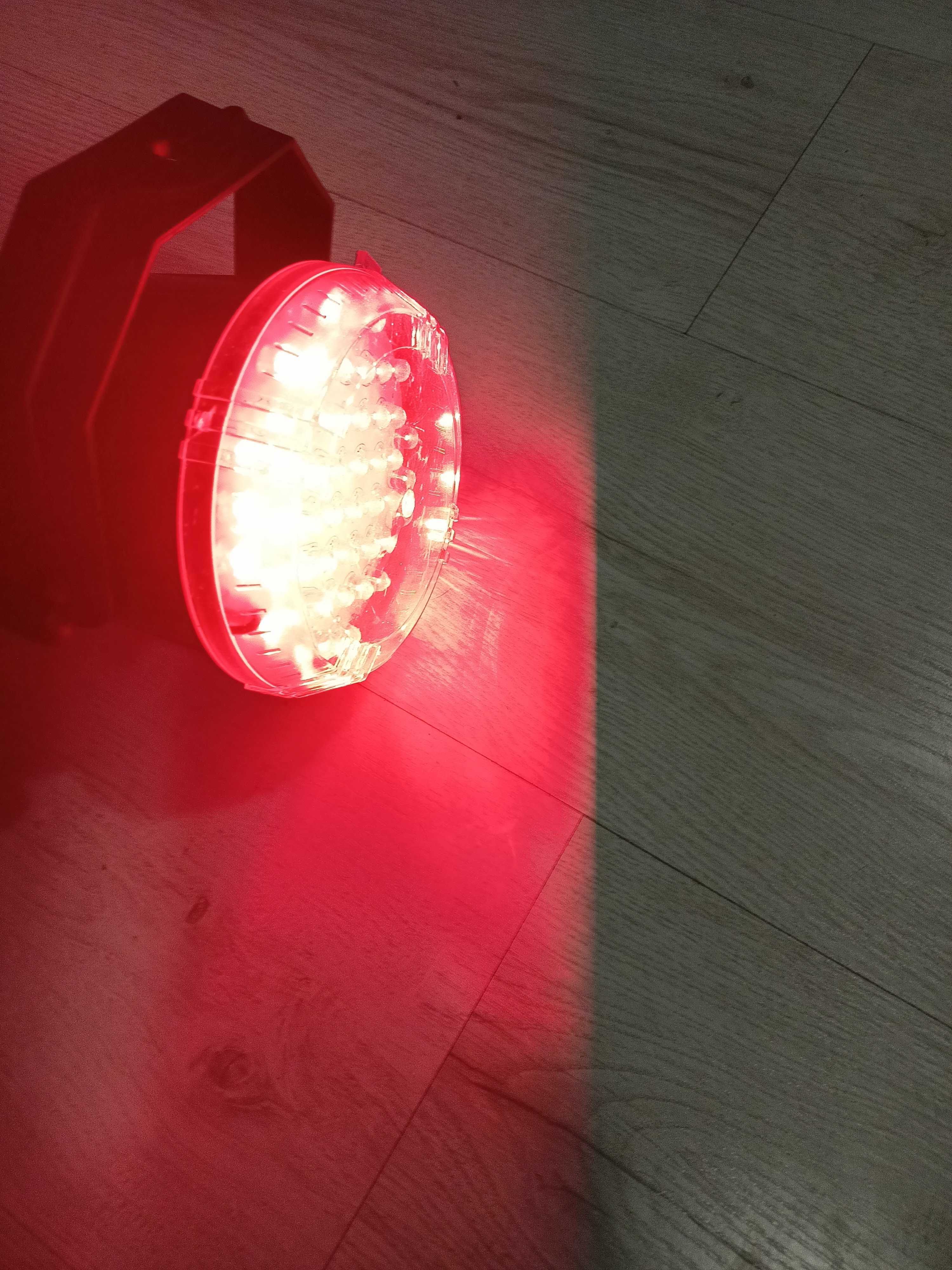 Stroboskop Led Techno Strobe Beamz kolor Czerwony