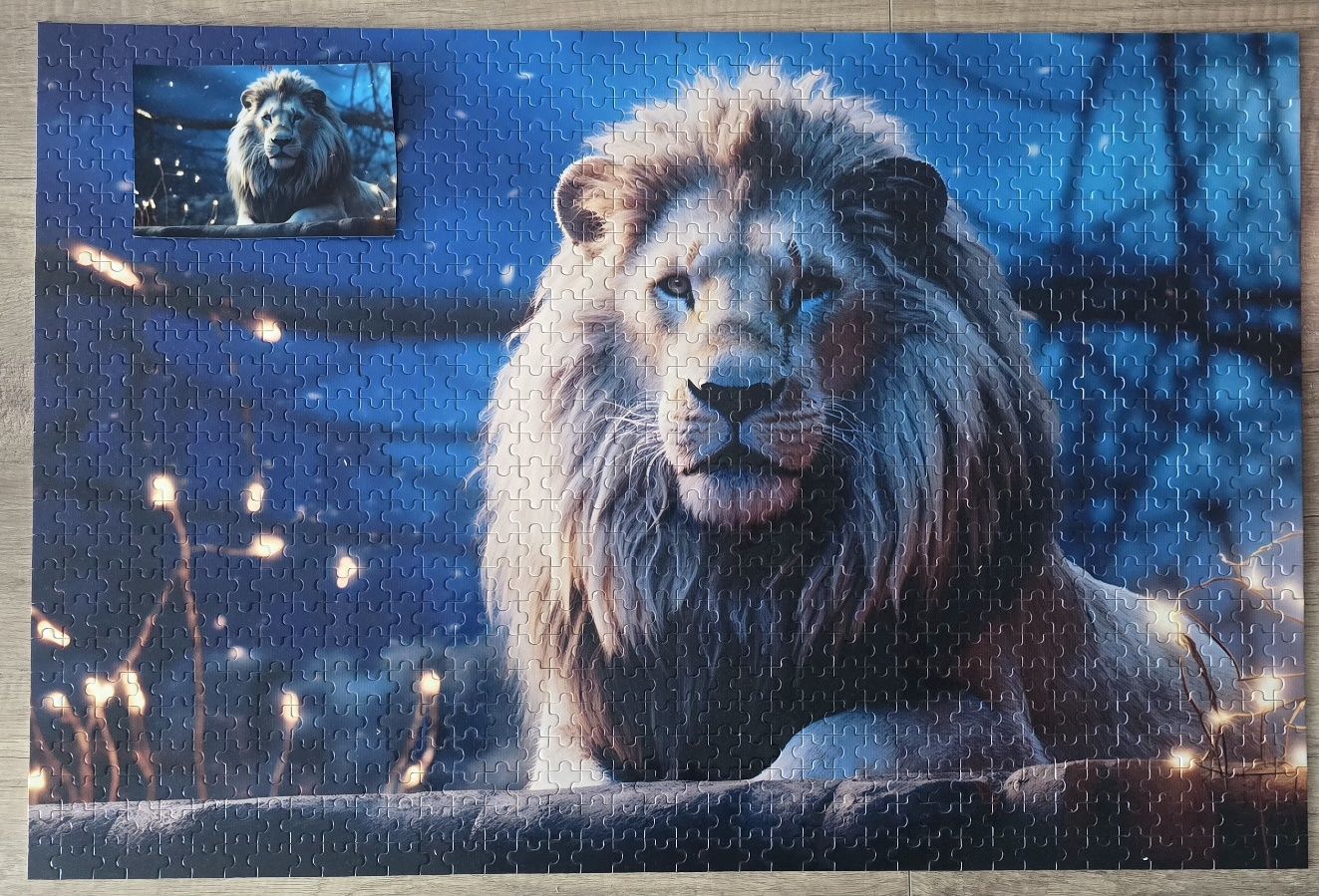 Puzzle 1000 elementów Lew