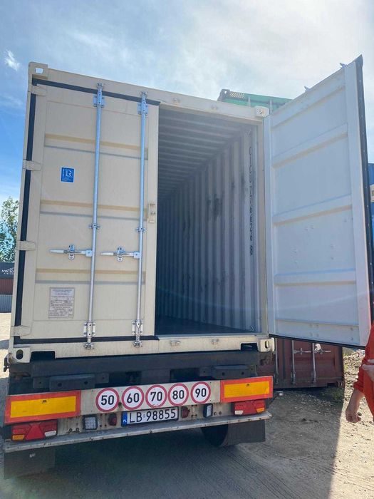 Kontenery morskie 20DC oneway 2025 po jednej podróży nowe kolor beżowy