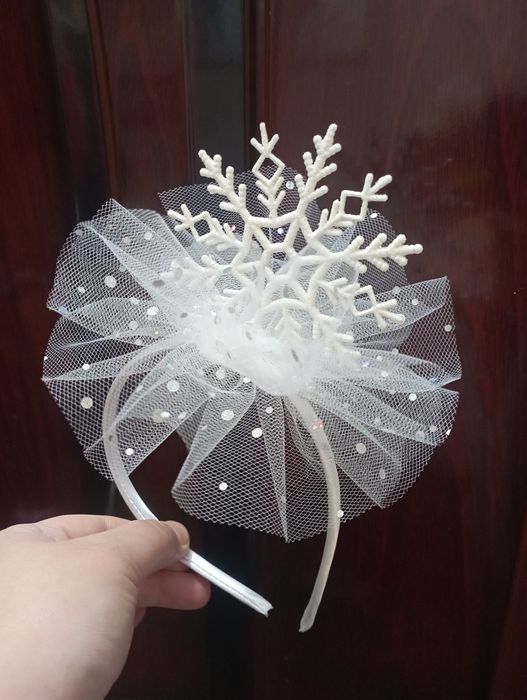 Обруч сніжинки обідок сніжинка