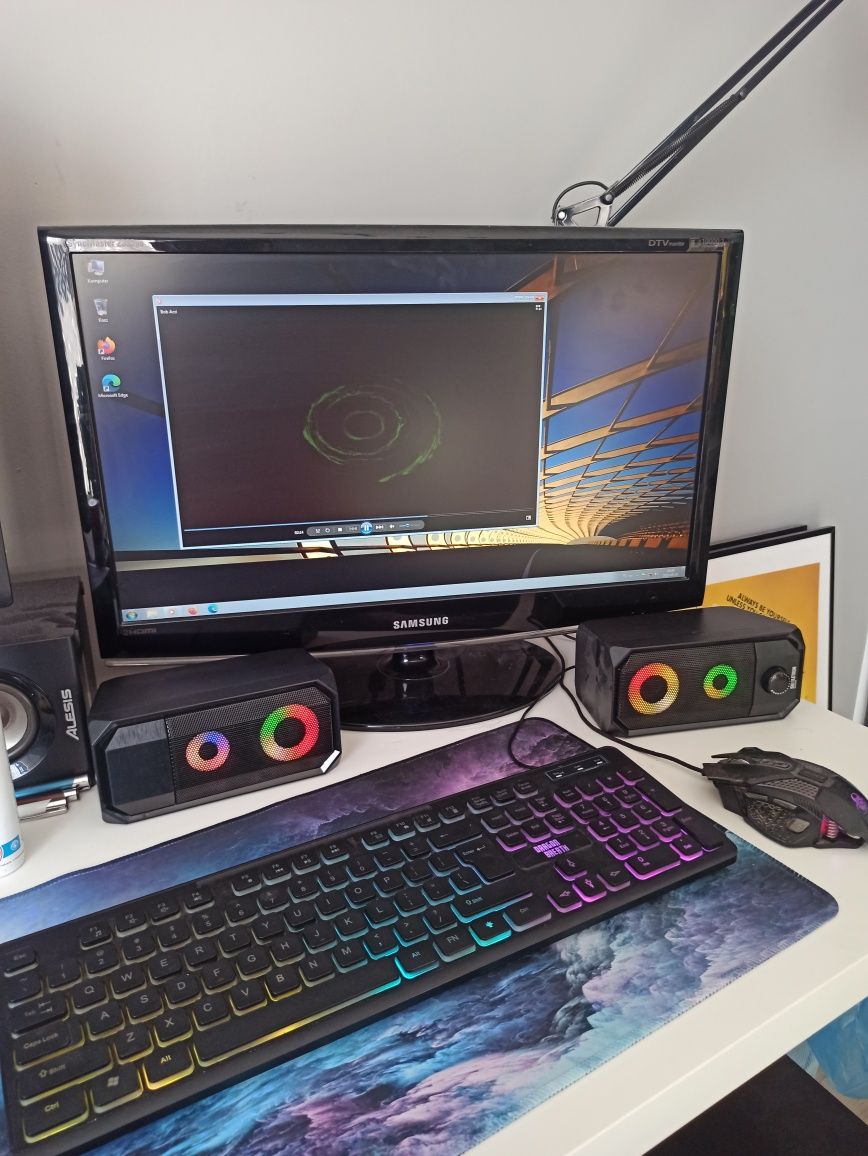 Komputer Intel I7 16gb SSD i HDD NVIDIA system Windows dvd