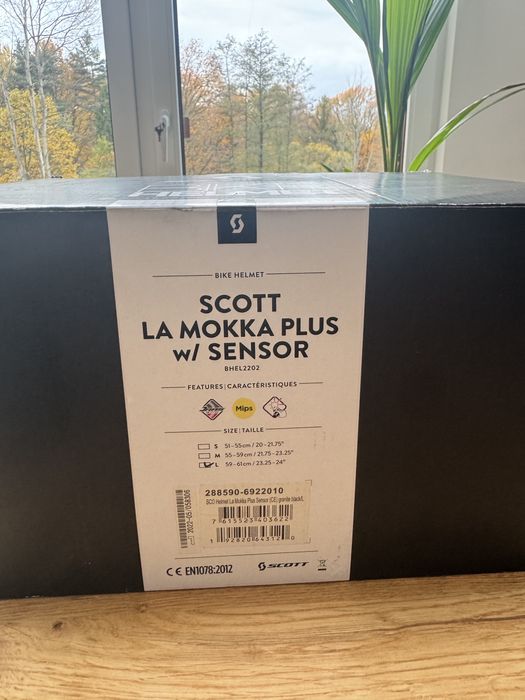 Kask rowerowy SCOTT La Mokka Plus Sensor rozmiar 59-61cm