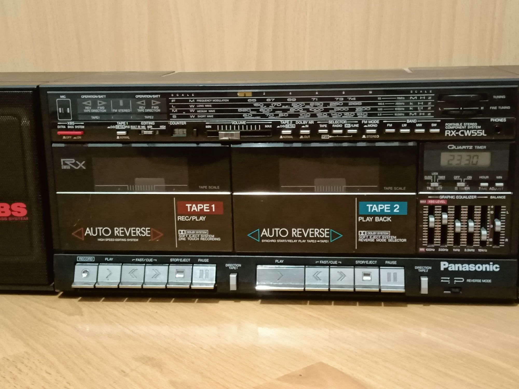 SPRAWNY Radiomagnetofon Panasonic RX-CW55L