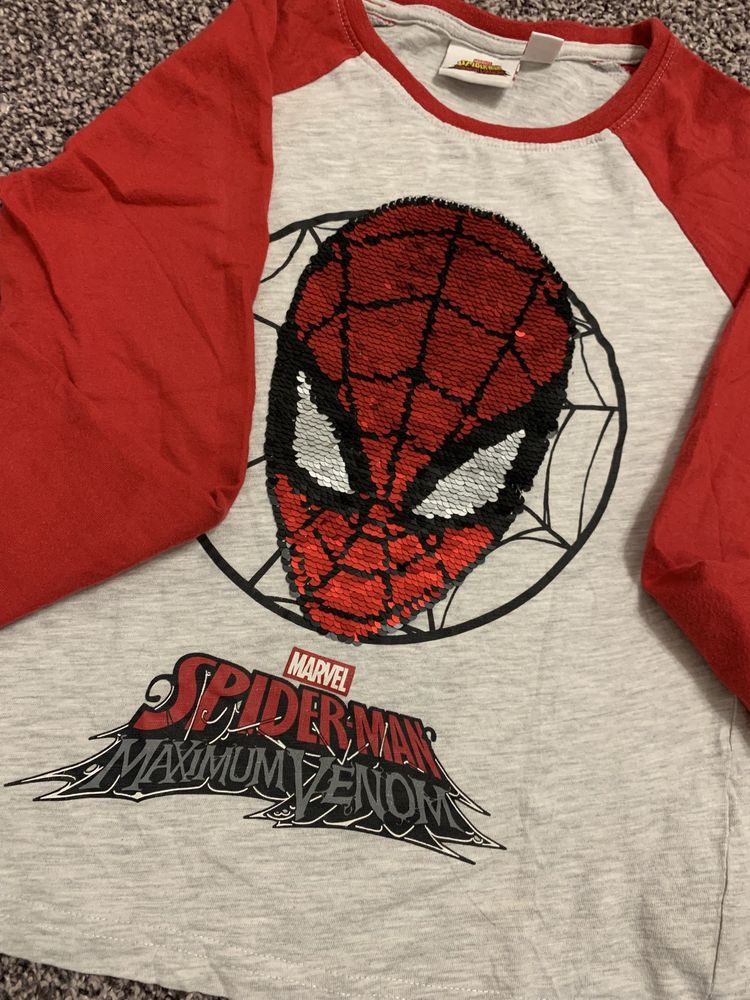 Кофта primark людина павук человек паук 7-8 років 128 см Marvel