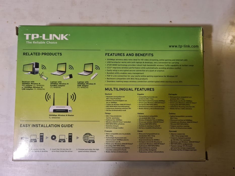 USB, WiFi,Adapter TP-Link TL-WN821N