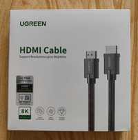 Високоякісний кабель Ugreen HDMI to HDMI (1 m, v2.1 8K-60Hz/4K-120Hz)