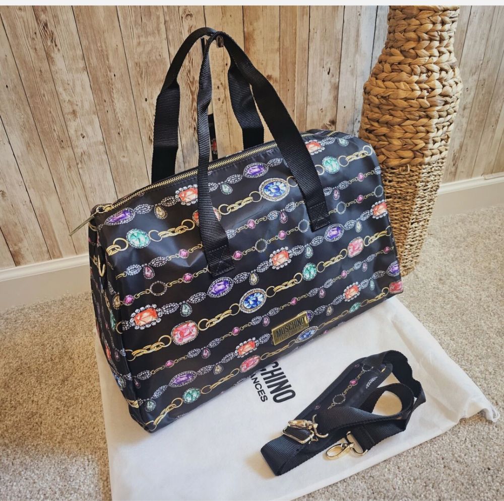 Сумка Moschino спортивна дорожня