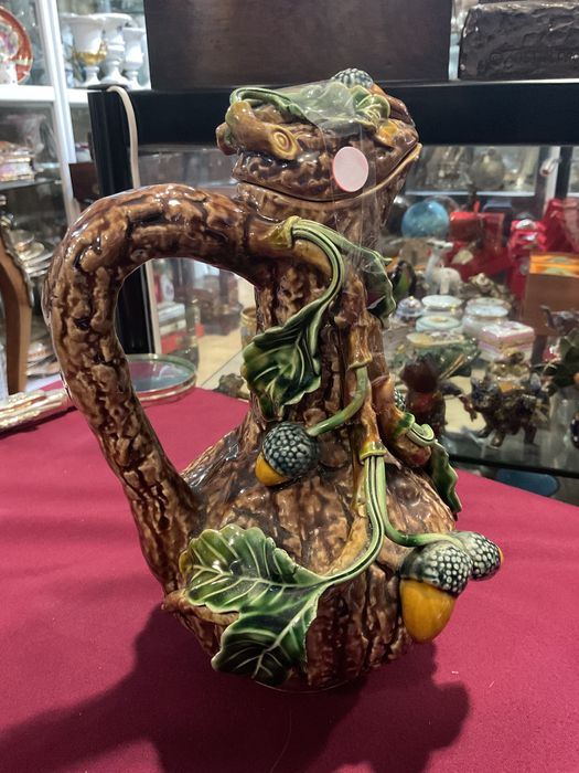 Jug palissy Caldas como nova alt,24 cm