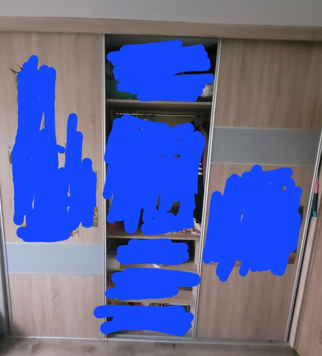 Szafa do zabudowy z biurkiem