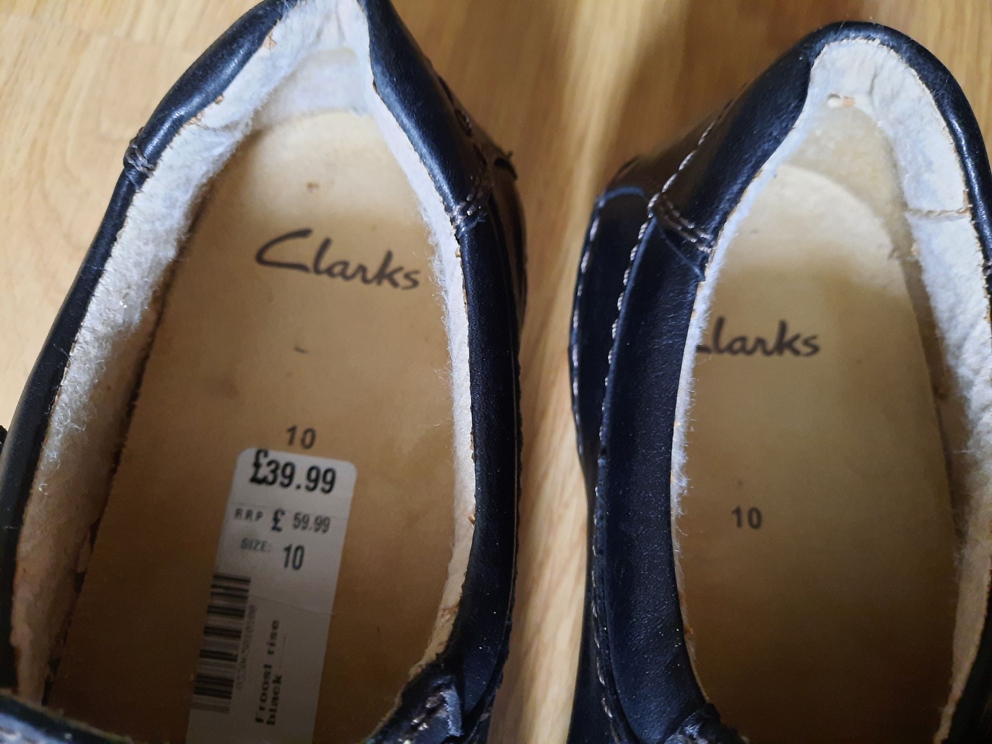 Мужские новые кожаные туфли Clarks 45 p.