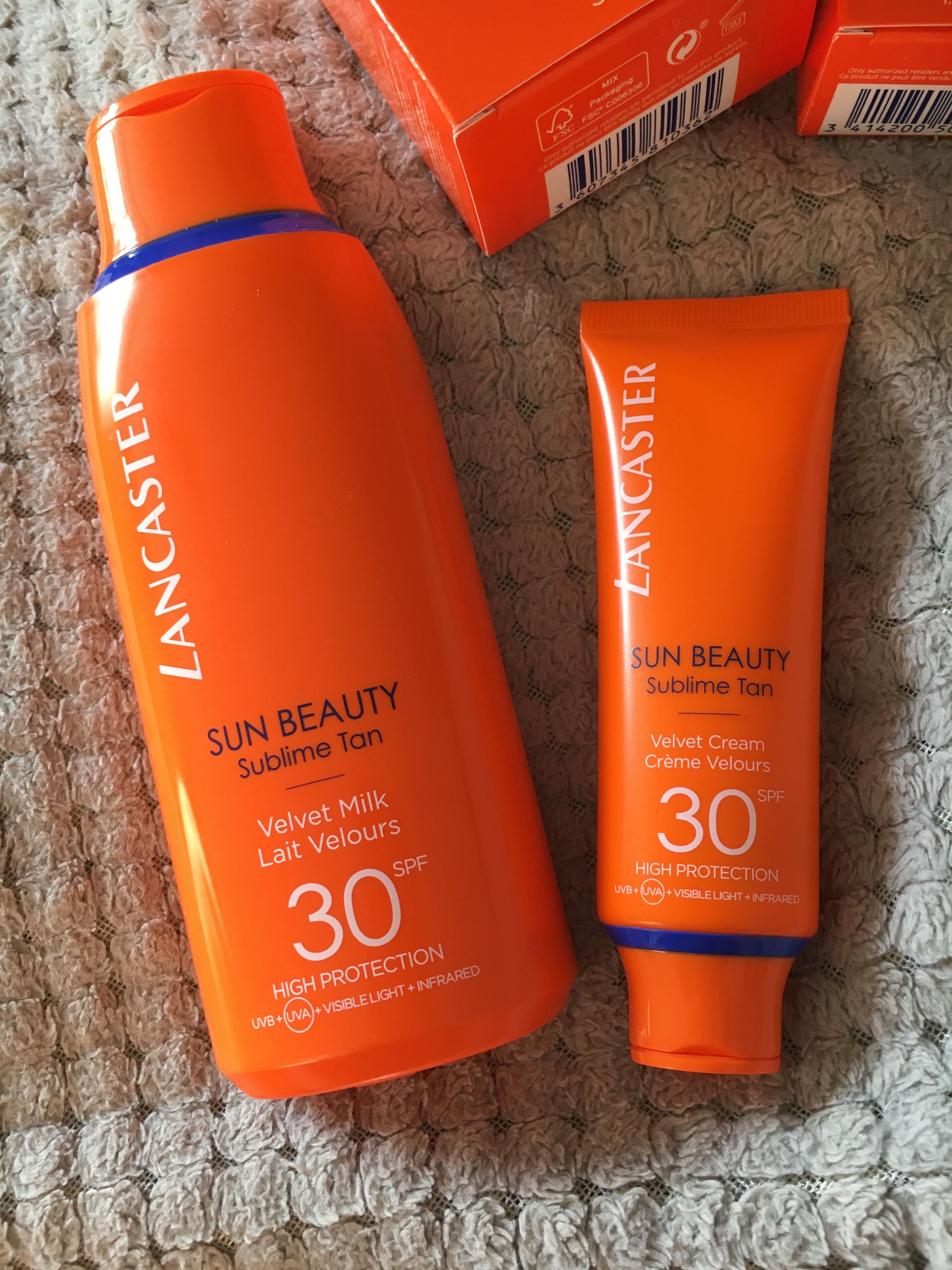 Lancaster zestaw SPF 30 krem + emulsja Sum Beauty Velvet