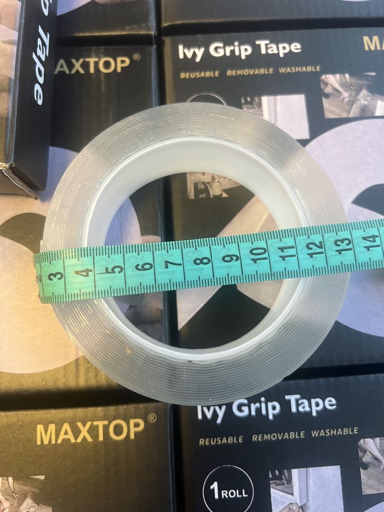 Многоразовая крепежная лента (двусторонний скотч) Ivy Grip Tape 5м