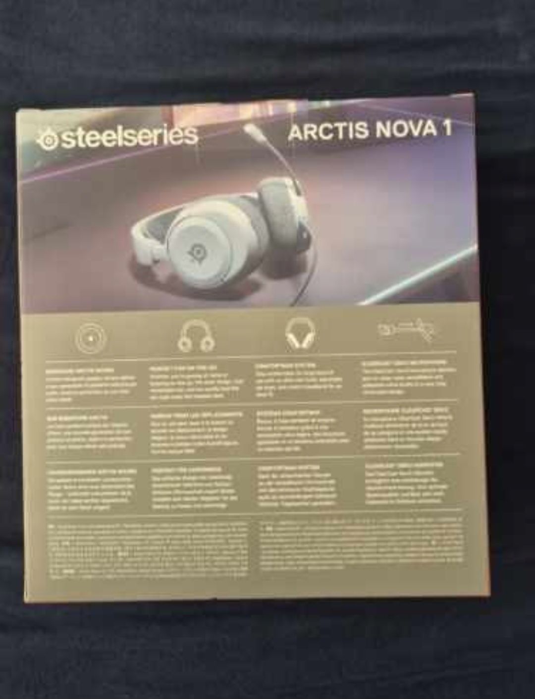 Nowe sluchawki steelseries arctic nova 1 białe