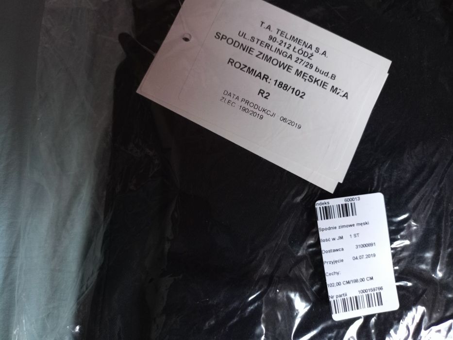 Spodnie męskie chinos marki Telimena XL