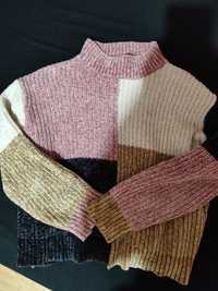 Różnokolorowy sweterek damski rozmiar s/m