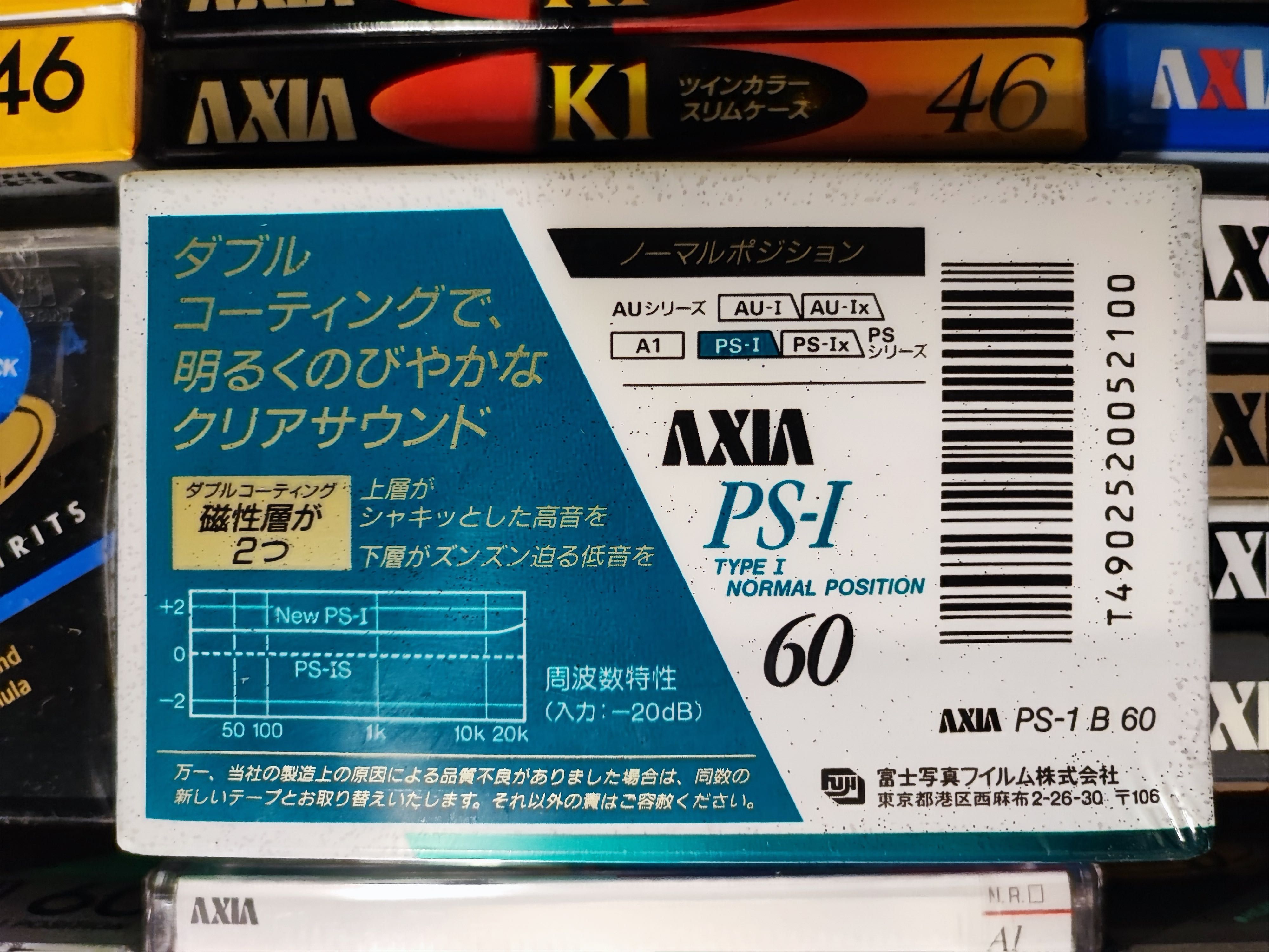 Cassette AXIA (FUJI) PS-I C60