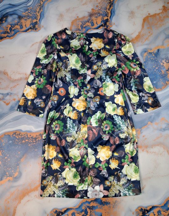 Миди платье Petro Soroka женское трапеция красное и с цветами