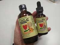 Детский жидкий витамин С и D3 д3 ChildLife с iherb